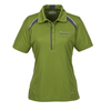 View Image 1 of 2 of Quinn Colorblock Textured Polo - Ladies'