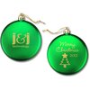 View Image 1 of 2 of Flat Ornament - Tree - Merry Christmas