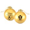 View Image 1 of 2 of 3-1/4" Round Ornament - Tree - Merry Christmas
