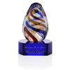 View Image 1 of 1 of Spiral Art Glass Award - Blue Base