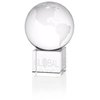 View Image 1 of 2 of Globe Crystal Desktop Award - 5"