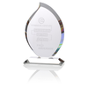 View Image 1 of 2 of Flame Crystal Award - 8"
