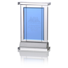 View Image 1 of 1 of Indigo Celebration Crystal Award - Rectangle