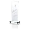 View Image 1 of 2 of Captivate Starfire Glass Award - 12"