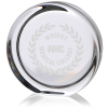 View Image 1 of 1 of Round Display Lead Crystal Paperweight