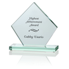 View Image 1 of 1 of Diamond Jade Glass Award - 6"
