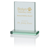View Image 1 of 1 of Panel Jade Glass Award - 6"