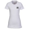 View Image 1 of 2 of Bella Made in the USA Favorite Tee - Ladies' - White