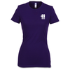 View Image 1 of 2 of Bella+Canvas Poly/Cotton Blend T-Shirt - Ladies'