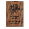 View Image 1 of 1 of Simulated Oak Plaque - 7"