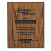 View Image 1 of 2 of Simulated Oak Plaque - 10"