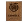 View Image 1 of 2 of Simulated Oak Plaque - 15"