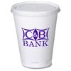 View Image 1 of 2 of Trophy Hot/Cold Cup with Straw Slotted Lid - 12 oz.- Low Qty