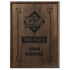 View Image 1 of 2 of Walnut Finished Wood Plaque - 12"