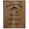 View Image 1 of 2 of Walnut Finished Wood Plaque - 15"