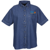 View Image 1 of 1 of Cotton Short Sleeve Denim Shirt - Ladies'