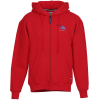 View Image 1 of 1 of Cotton Rich Zip Front Hoodie - Embroidered