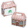 View Image 1 of 5 of House Shape Box - Gingerbread