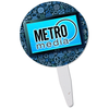 View Image 1 of 1 of Grow Stick Mini Hand Fan - Round