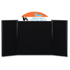 View Image 1 of 4 of Briefcase Tabletop Display with Curved Header - 24" x 48"