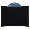 View Image 1 of 4 of Briefcase Tabletop Display with Curved Header - 32" x 48"