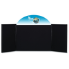 View Image 1 of 4 of Briefcase Tabletop Display with Curved Header - 24" x 64"
