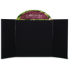 View Image 1 of 4 of Briefcase Tabletop Display with Curved Header - 32" x 64"