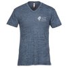 View Image 1 of 2 of Next Level Burnout V Neck Tee - Men's