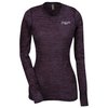 View Image 1 of 2 of Next Level Burnout LS Thermal Tee - Ladies'