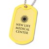 View Image 1 of 2 of Anodized Dog Tags w/Rubber Edging - Closeout