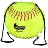 View Image 1 of 3 of Game Time! Softball Drawstring Backpack