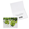 View Image 1 of 4 of Green & Silver Christmas Greeting Card