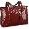 View Image 1 of 6 of Nicole Quilted Checkpoint-Friendly Laptop Tote