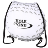 View Image 1 of 3 of Game Time! Golf Ball Drawstring Backpack - 24 hr