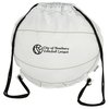 View Image 1 of 3 of Game Time! Volleyball Drawstring Backpack - 24 hr