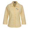 View Image 1 of 2 of Capulin ¾ Sleeve EZ-Care Fine Line Twill Shirt – Ladies’