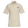 View Image 1 of 2 of Madera Pique Pocket Polo