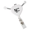 View Image 1 of 3 of Googly Eye Retractable Badge - Heart - Closeout