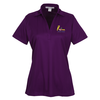 View Image 1 of 2 of Performance Fine Jacquard Polo - Ladies'