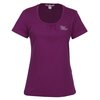 View Image 1 of 2 of Silk Touch Interlock Scoop Neck T-Shirt