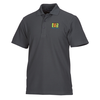 View Image 1 of 2 of Vertical Texture Performance Pique Polo - Men's