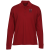 View Image 1 of 2 of Vansport Omega Solid Mesh LS Tech Polo - Men's