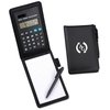 View Image 1 of 1 of Leather Look Jotter w/Calculator and Pen - Closeout