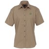View Image 1 of 1 of Capulin EZ-Care SS Fine Line Twill Shirt - Ladies'