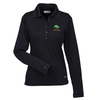 View Image 1 of 3 of Brecon Long Sleeve Moisture Wicking Polo - Ladies'