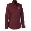 View Image 1 of 2 of Soft Collar Poplin Shirt - Ladies' - 24 HR