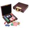 View Image 1 of 3 of Wooden Box Poker Set