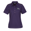 View Image 1 of 2 of Dunlay MicroPoly Textured Polo - Ladies' - 24 hr