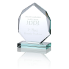 View Image 1 of 3 of Eclipse Jade Glass Award - 5"
