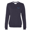 View Image 1 of 2 of Anvil Fashion Crew Sweatshirt - Ladies' - Embroidered